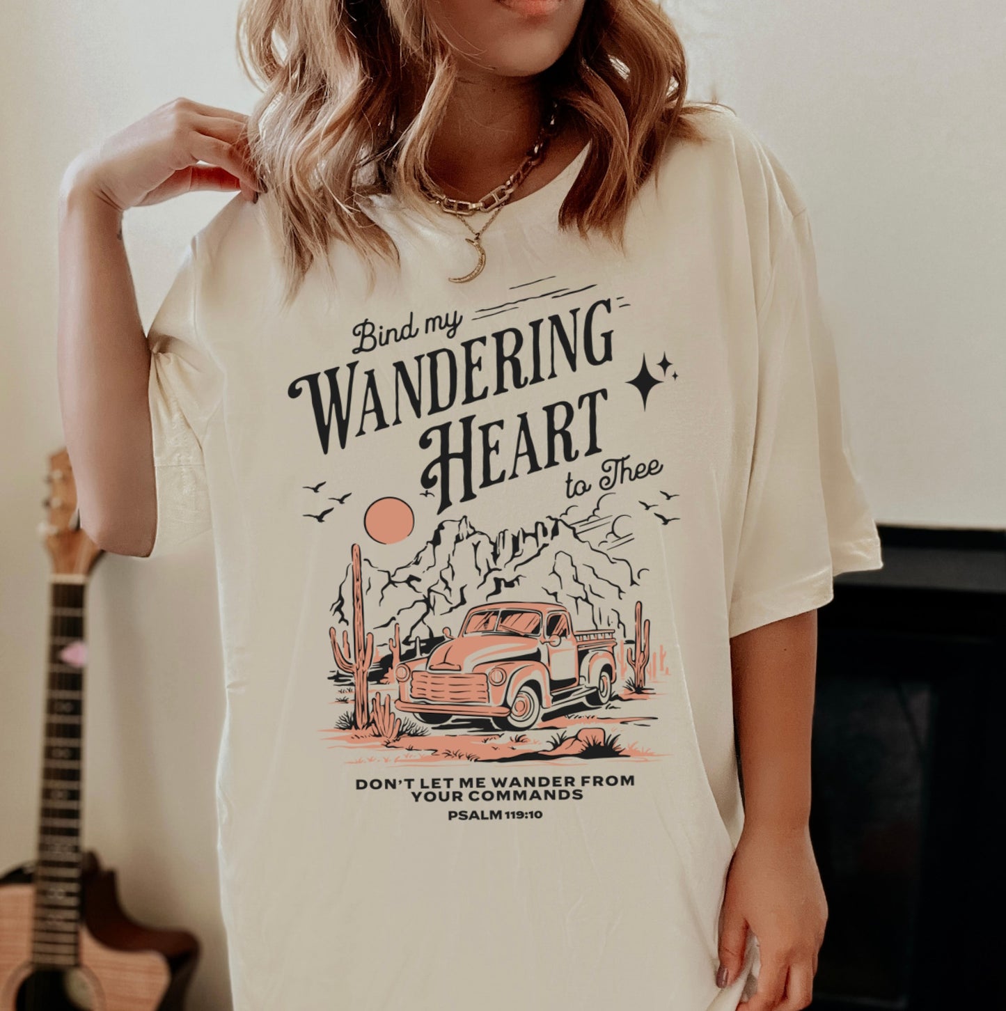 Bind My Wandering Heart Psalm 119 Christian T-shirt