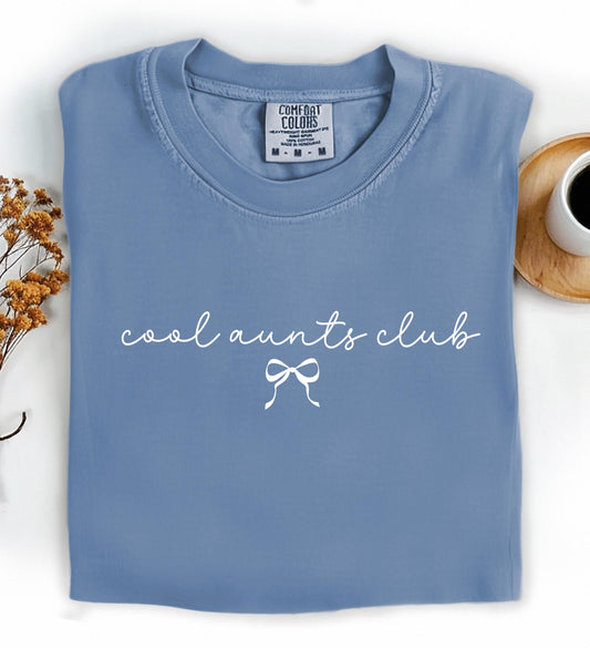 Cool Aunts Club Comfort Colors® Shirt, Pregnancy Announcement Shirt, Best Friend Gift, Shirt For Aunt, Baby Reveal, Trendy Aunt T-Shirt