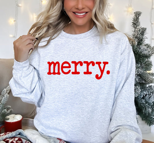 Merry Christmas Crewneck Sweatshirt