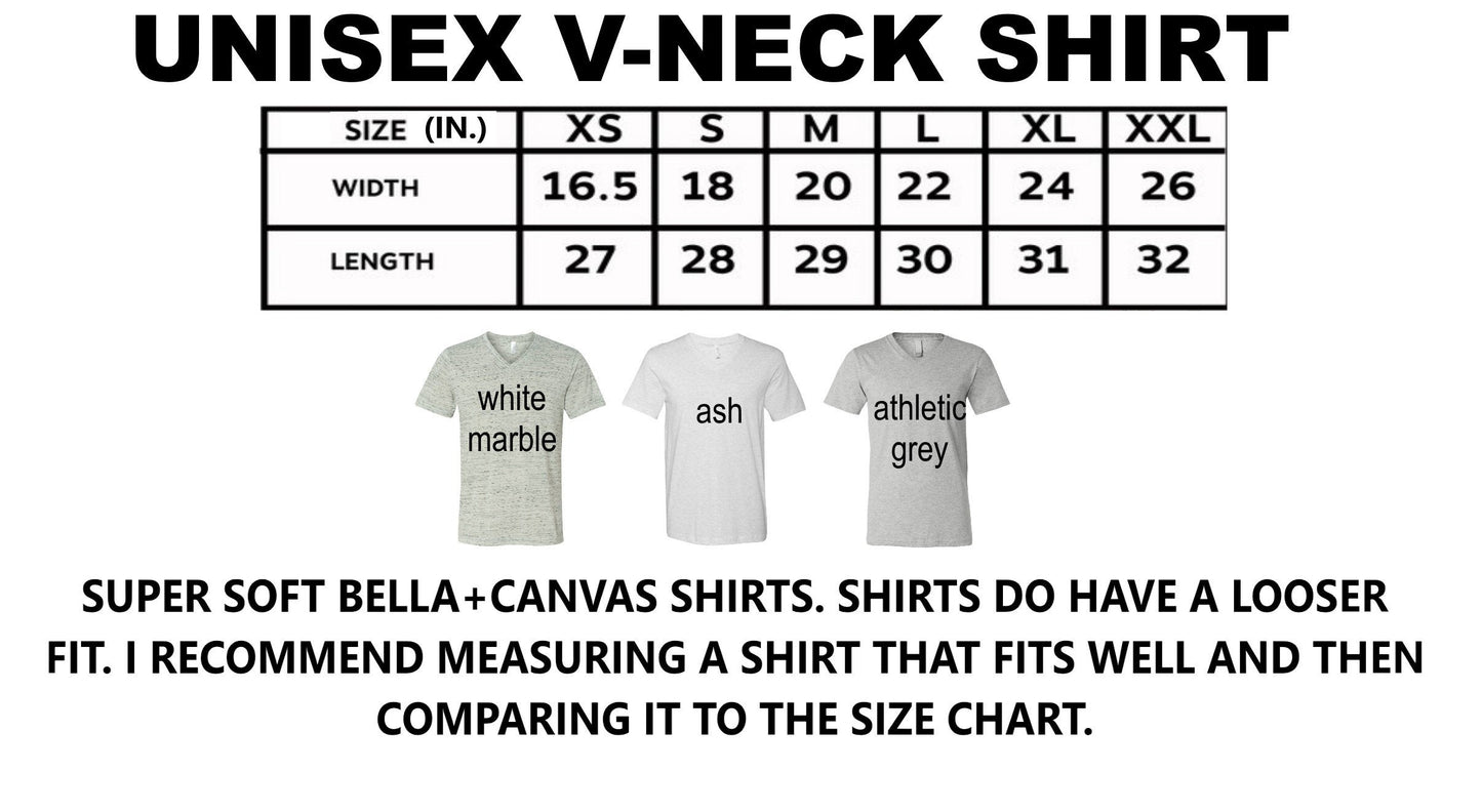 Kinder Team Personalized Kindergarten Teacher V-Neck Shirt