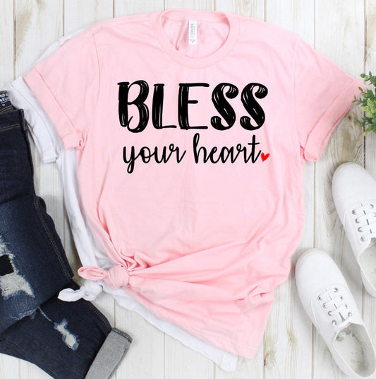 Bless Your Heart Southern Shirt Tee Unisex Novelty T-Shirt