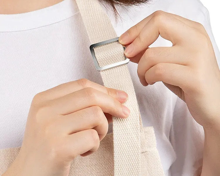 Personalized Linen Apron, Custom Kitchen Cooking Apron Floral Greenery Frame Gift Set Personalized Apron, Gifts for Mom, Mimi's Kitchen