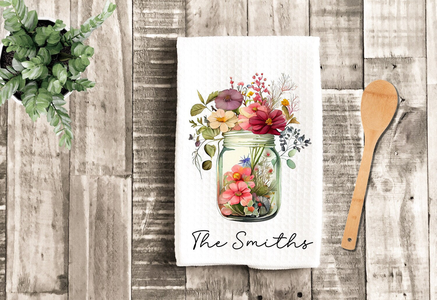 Kitchen Towel | Retro Flower