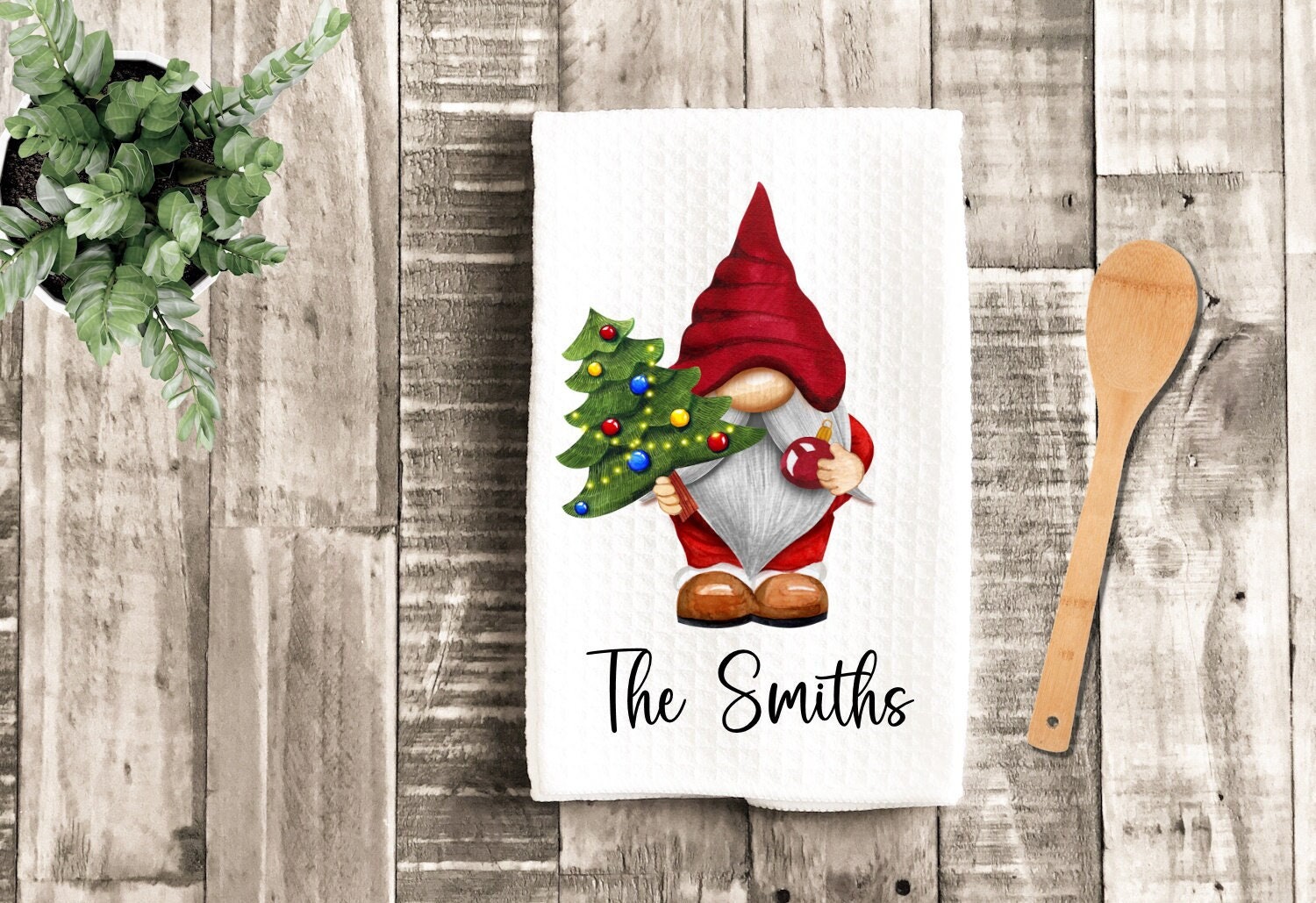 Christmas Kitchen Towels Dishcloth Gnomes Decorative Dish Towels