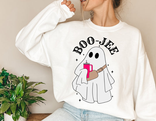 Boo-Jee Ghost Halloween Long-sleeved Shirt Sweatshirt