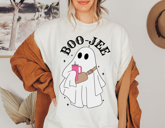 Boojee Ghost Halloween Fall Autumn Novelty T-Shirt