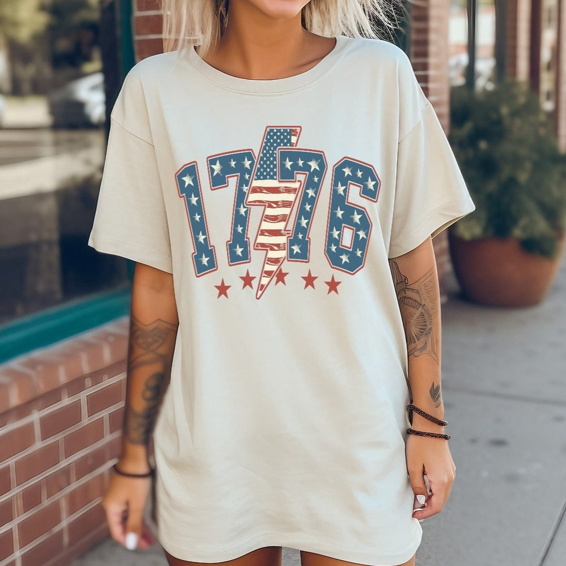 1776 American Shirt, Fourth July Retro Tee, USA Americana Shirt, 4th Of July American Unisex Novelty T-Shirt