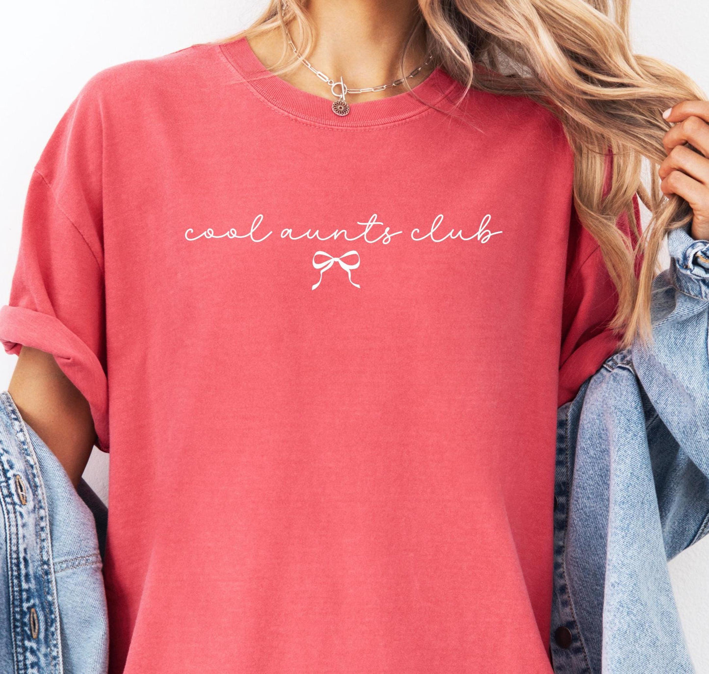 Cool Aunts Club Comfort Colors® Shirt, Pregnancy Announcement Shirt, Best Friend Gift, Shirt For Aunt, Baby Reveal, Trendy Aunt T-Shirt
