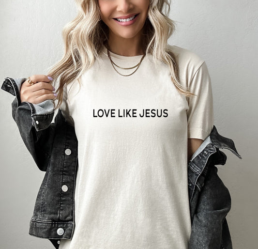 Love Like Jesus Christian T-shirt, Christian Gift, Retro Jesus Tee