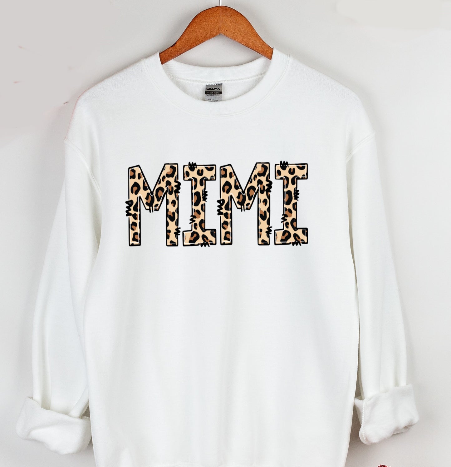 Mimi Leopard Print Crewneck Sweatshirt
