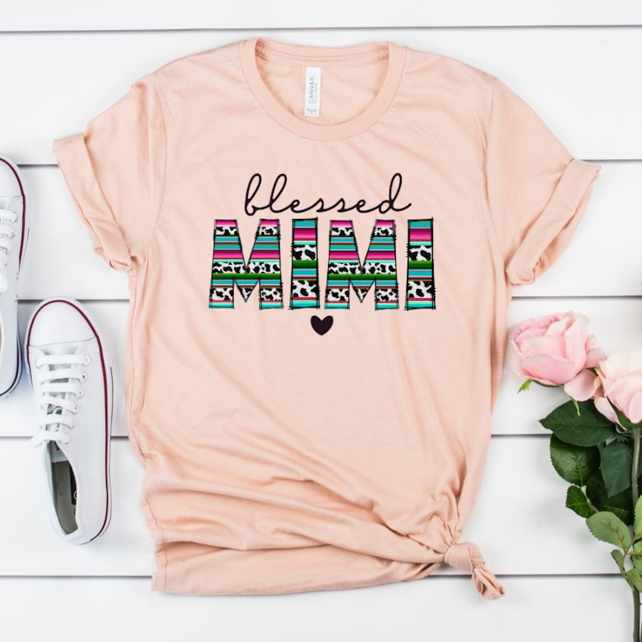 Blessed Mimi Serape Novelty T-Shirt