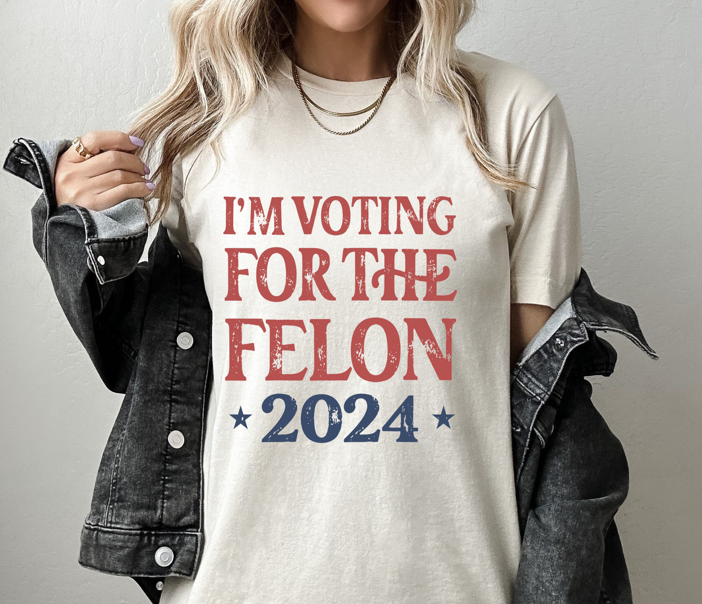 I'm Voting For The Felon, Trump 2024 T-shirt