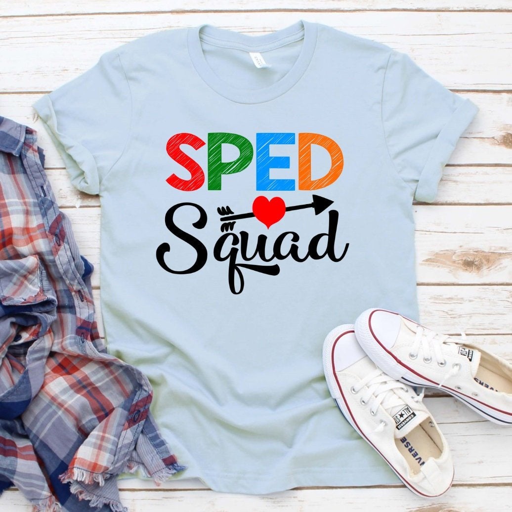 Sped Squad Back To School Special Education Teacher Novelty T-Shirt
