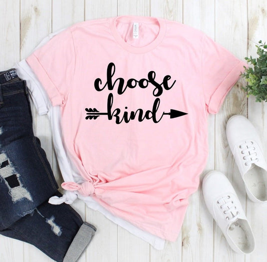 Choose Kind Arrow Anti Bully Teacher Novelty T-Shirt