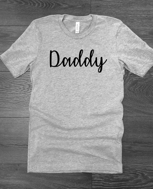 Daddy New Dad Pregnancy Announcement Baby Shower Novelty T-shirt Tee