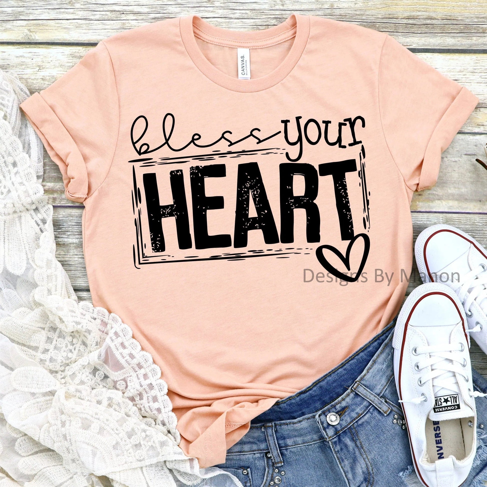 Bless Your Heart Funny Southern Shirt Humorous Tee Unisex Bella Novelty T-Shirt