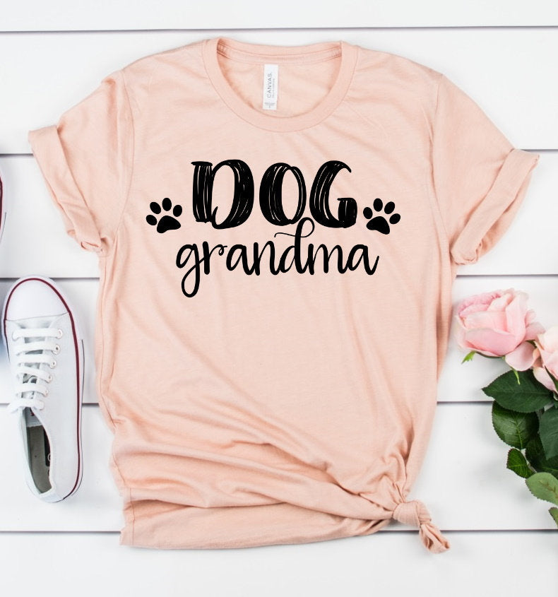 Dog Grandma Dog Love Pet Lover Humor Unisex Tee Novelty T-Shirt
