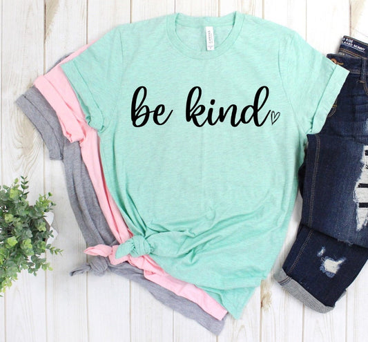 Be Kind, Heart, Choose Kind Anti Bully Teacher Novelty T-Shirt
