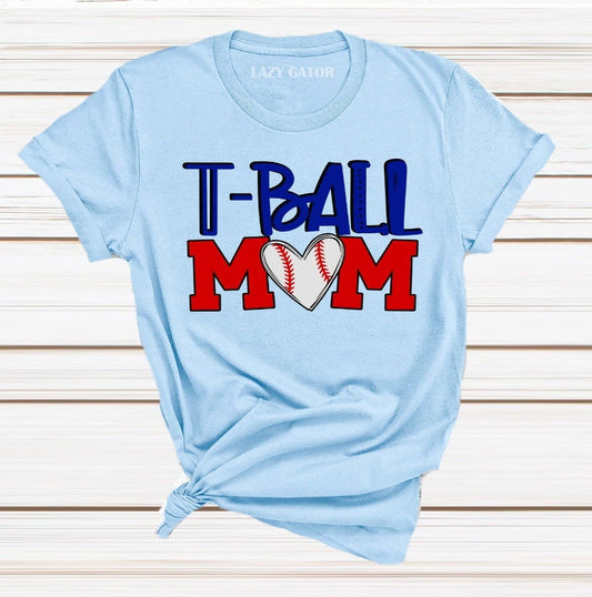 T Ball Mom, Sports Mom, Baseball Mom, Baller Unisex Novelty T-Shirt