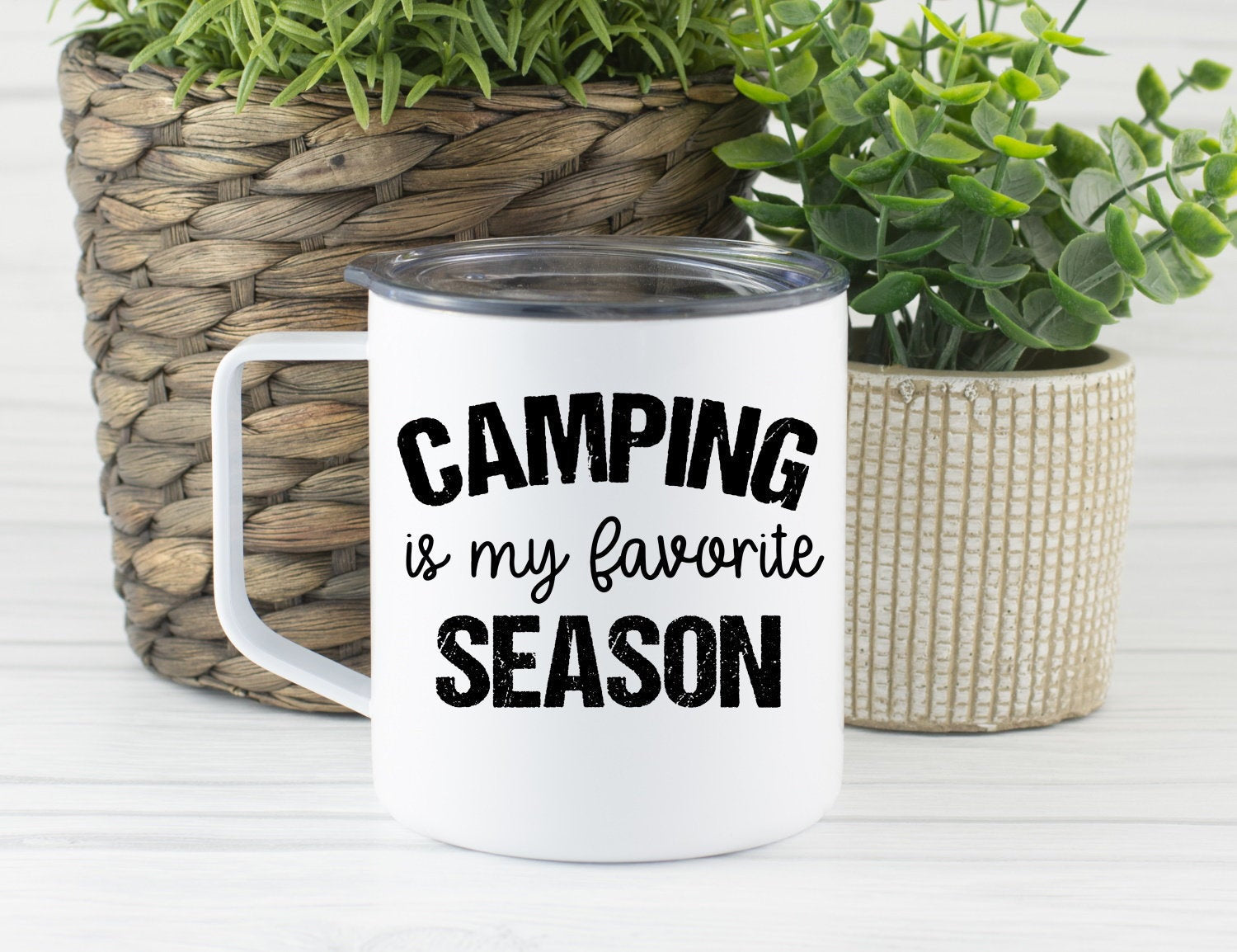 Camping Is My Favorite Season Travel Mug, Camping Mug, Camper Travel Cup, Coffee Stainless Steel Mug