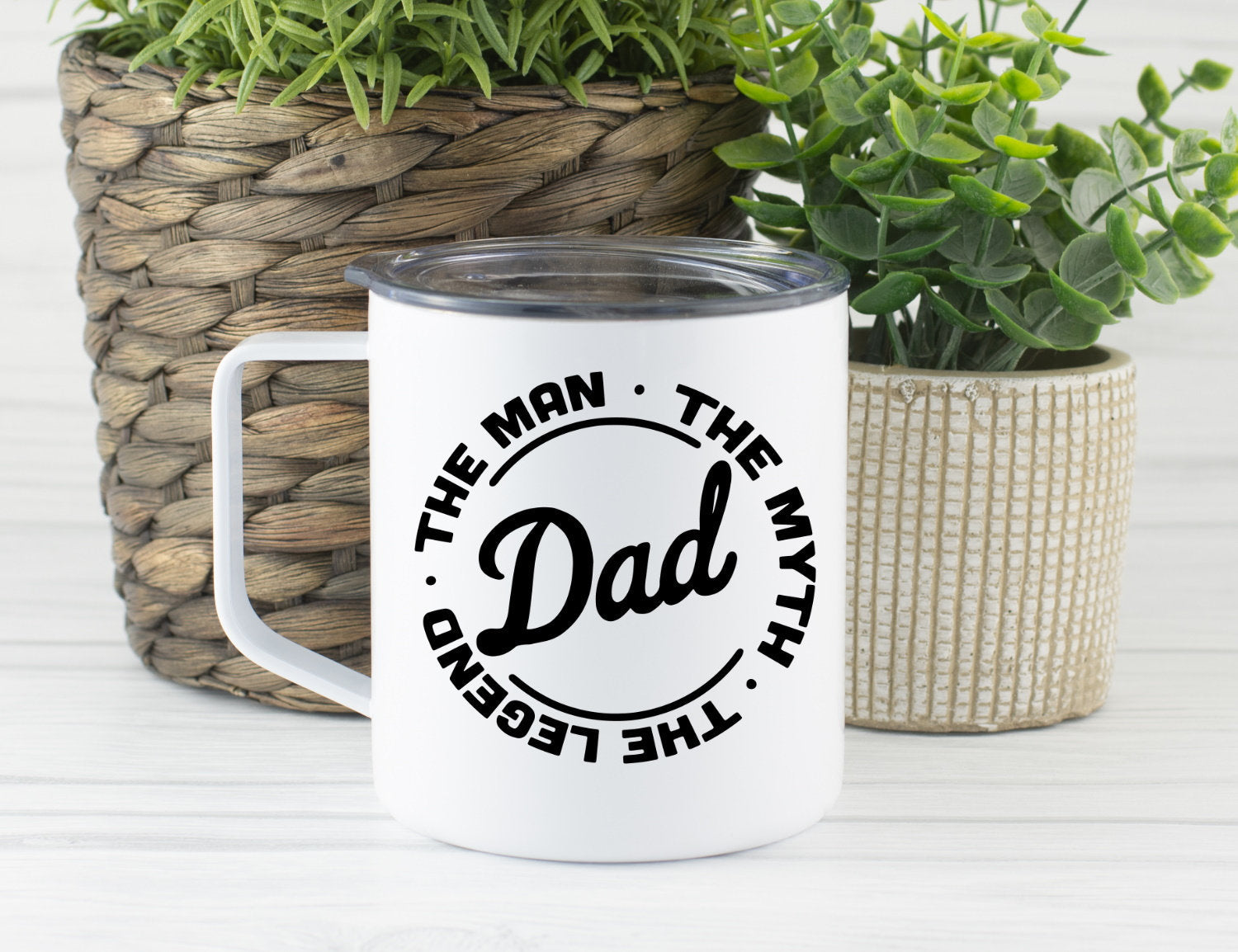 Dad Travel Mug, The Man The Myth The Legend Sayings Father&#39;s Day Mug, Dad Travel Cup, Coffee Stainless Steel Mug
