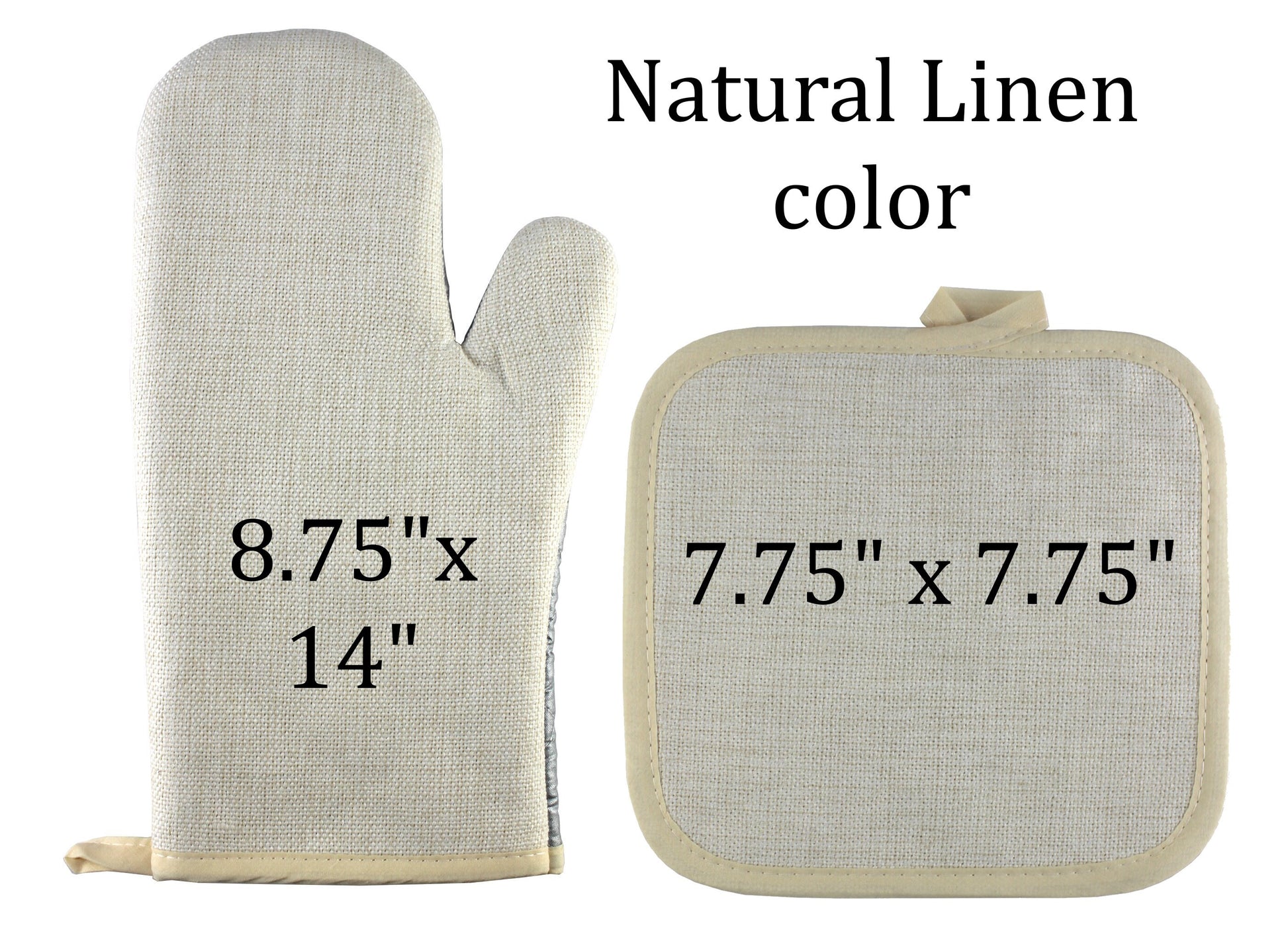 Leaf Personalized Oven Mitt & Pot Holder Set, Wedding Gift Set Personalized Oven Mitts, Couples Kitchen, Bridal Shower Gift, New Home Gift