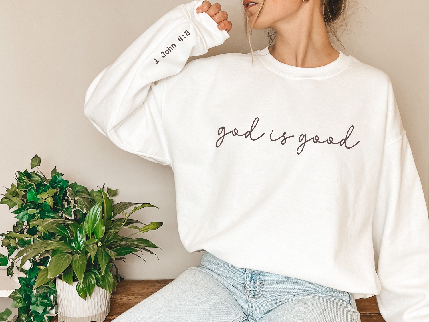 God is good discount crewneck