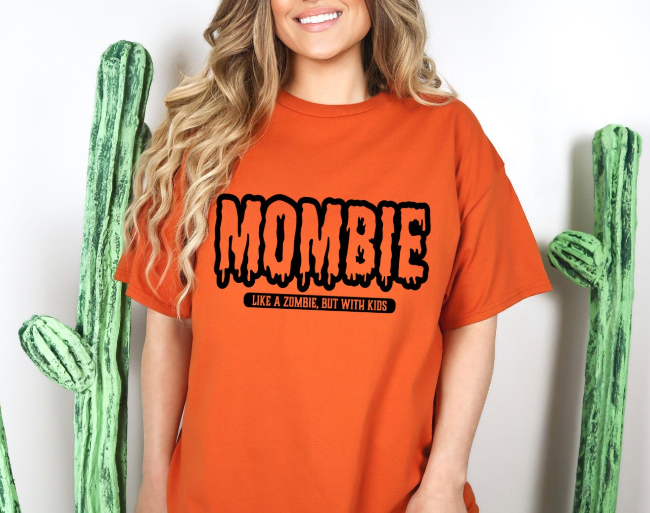Mombie Like A Zombie Funny Halloween Fall Autumn Novelty T-Shirt