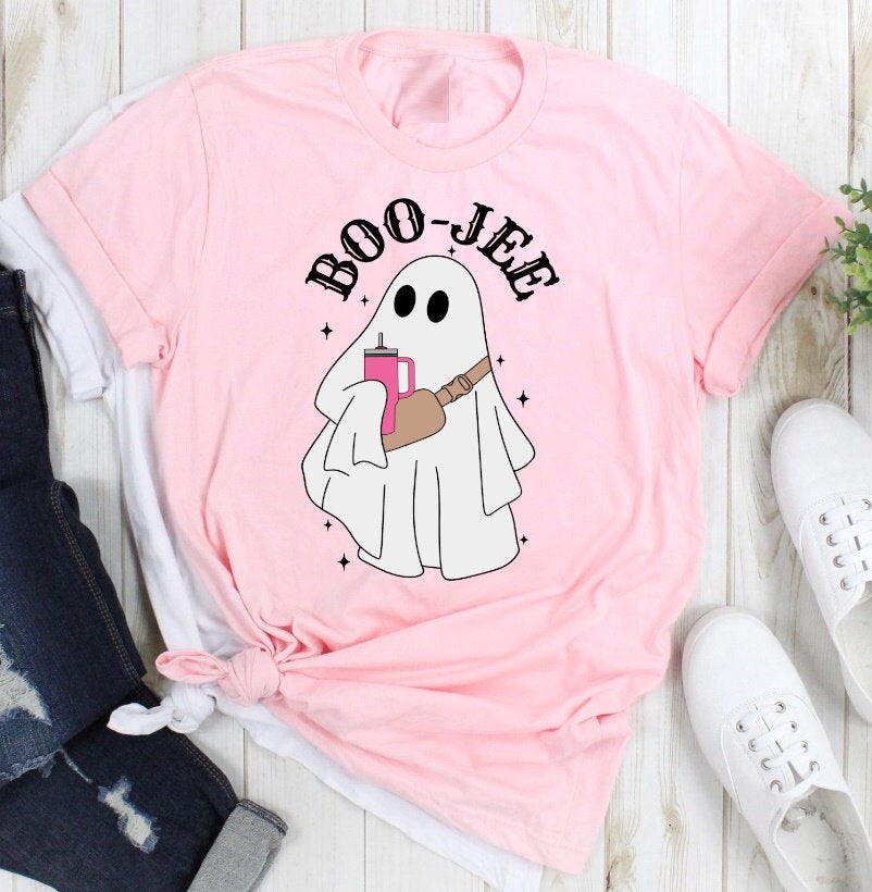 Boojee Ghost Halloween Fall Autumn Novelty T-Shirt