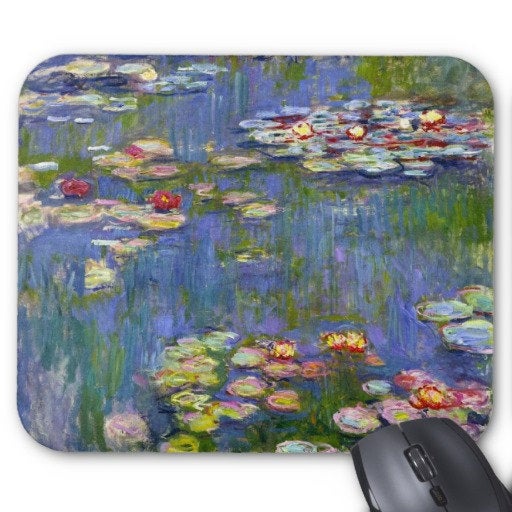 Monet Water Lilies Mousepad