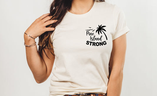 Pine Island Strong,  Hurricane Relief Unisex Novelty T-Shirt