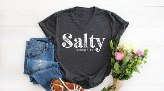 Salty Matthew 5 13 Christian Unisex T-shirt